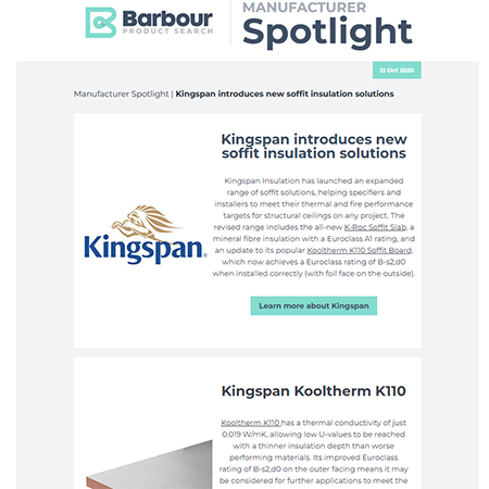 Manufacturer Spotlight|Kingspan introduces new soffit insulation solutions
